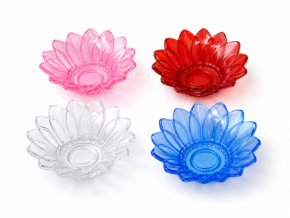 Forminha Flor de Lótus Acrílica Para Brigadeiro – 30 Unidades
