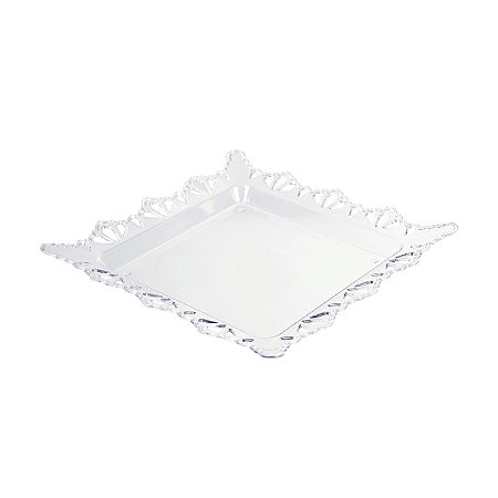 BANDEJA LUXO S/BASE TRANSPARENTE