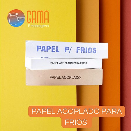 PAPEL ACOPLADO PARA FRIOS - BRANCO - 146 FOLHAS