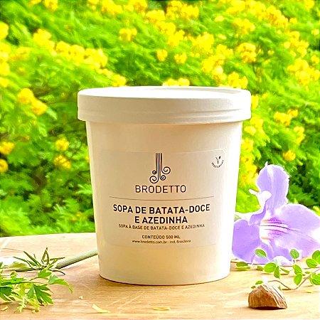 SOPA DE BATATA-DOCE E AZEDINHA