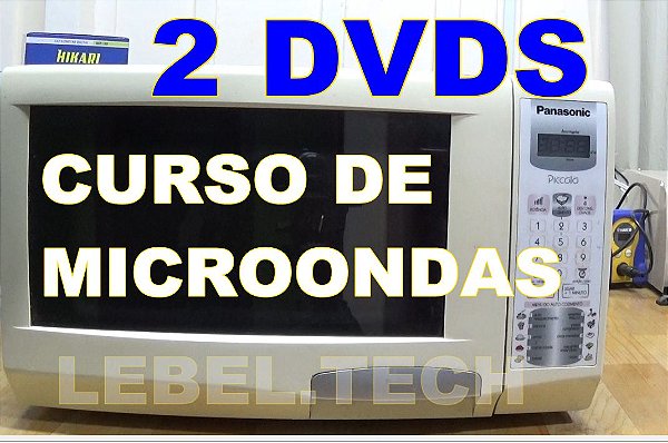 Curso Conserto De Forno Microondas 2 Dvds Vídeo Aulas