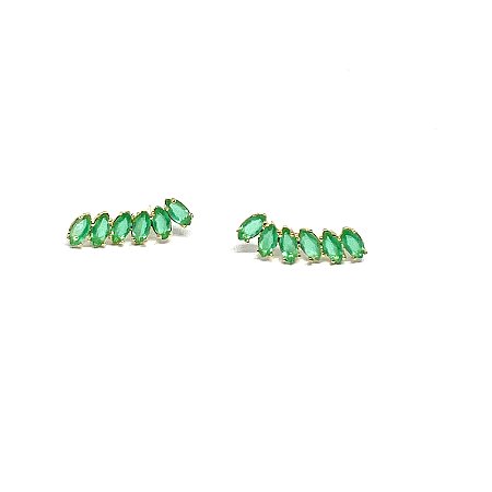 Brinco Earcuff Esmeralda