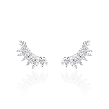 Brinco Earcuff Cravejado Navetes
