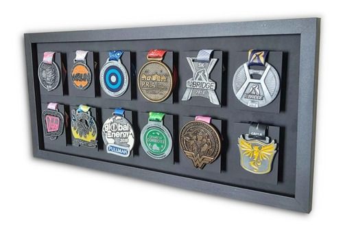 Quadro Porta Medalha Elite - 12 Medalhas