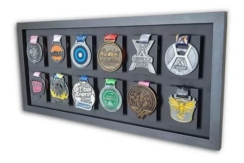 Quadro Porta Medalha Elite - 18 Medalhas