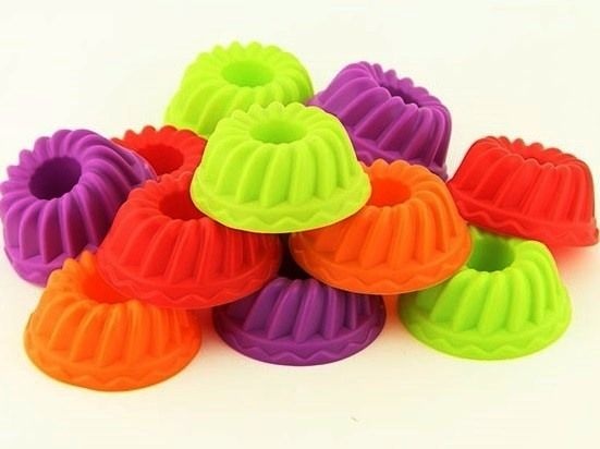 Forma de Mini Bolo/Torta e Pudim Silicone Confeitaria Casa - Utifácil I ...