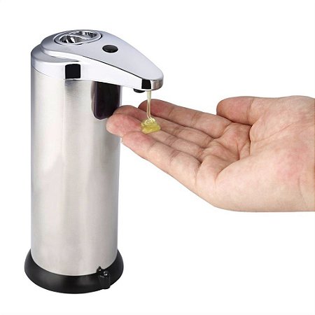 Dispenser de Sabão Automático Eletrônico c/ Sensor Inox