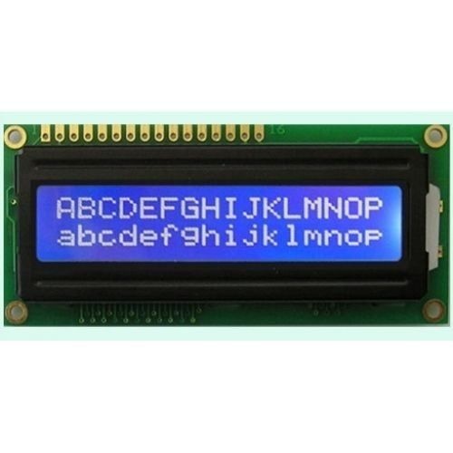 LCD 16x02 tela Azul com Interface IIC/I2C