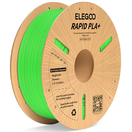 Filamento Rapid PLA+ Elegoo - Verde - 1kg