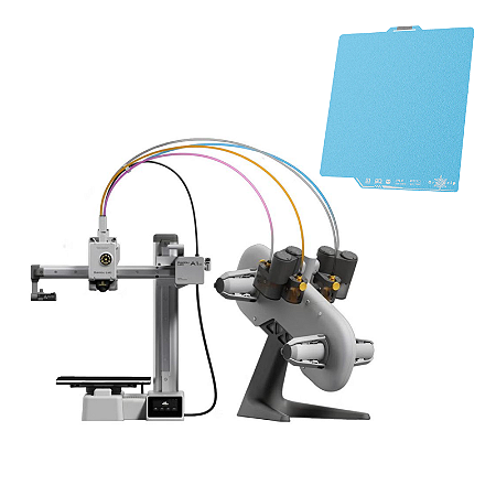 Impressora 3D Bambu Lab A1 mini Combo + Mesa BIQU Cryogrip Frostbite