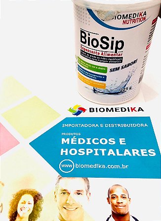 Espessante Alimentar sem sabor BioSip - BIOMEDIKA