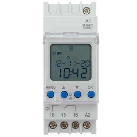 Timer Temporizador Programador Interruptor Horario com Feriado