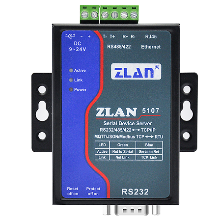 Gateway IoT Servidor Serial Industrial para rede Ethernet Rede IP