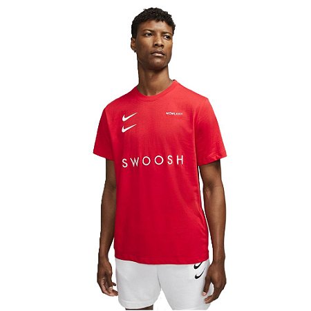 Camiseta Nike Double Swoosh Vermelha