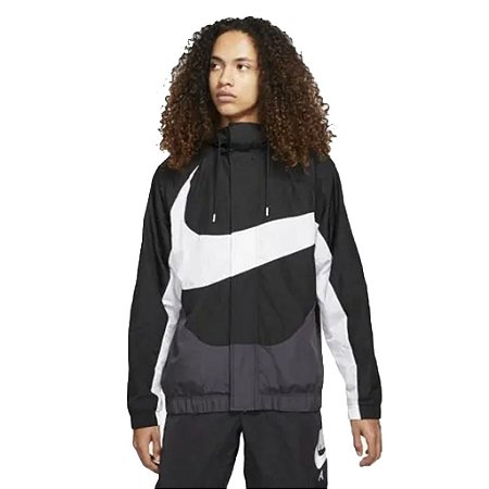 Jaqueta Nike Sportswear Big Swoosh Preta - Top Store