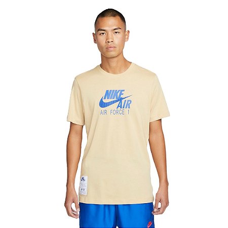 Camiseta Nike Air Force 1 Creme