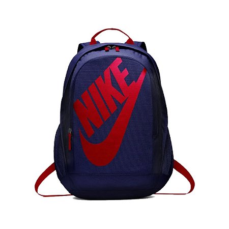 Mochila Nike Hayward Futura 25L Azul com Vermelha - Top Store