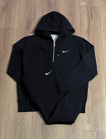 Conjunto Nike Sportswear Mini Swoosh Preto