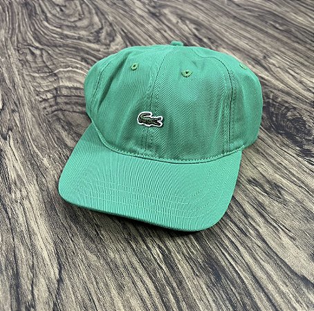 Boné Lacoste Mini Croco Verde