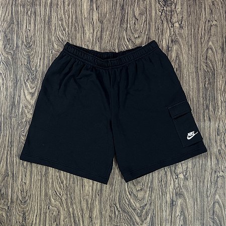 Short Nike Cargo Moletom Preto