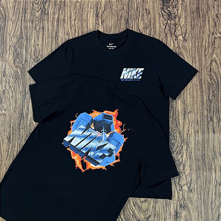 Camiseta Nike Dri-Fit Summer Vintage Preta