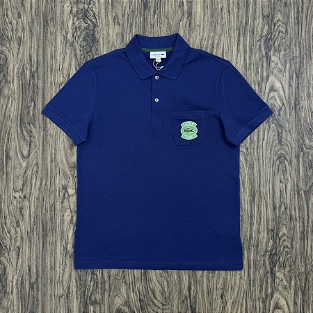 Polo Lacoste Club Regular Fit Azul