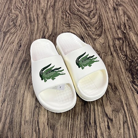 Chinelo Lacoste Serve Slide 2.0 Off-White