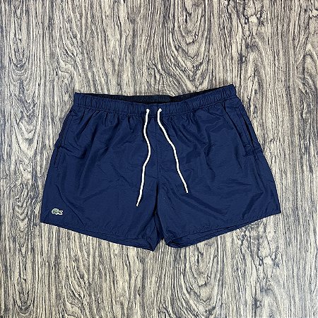 Short Lacoste Praia MH9661 Azul Marinho