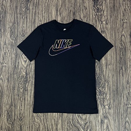 Camiseta Nike Icons Color Preta