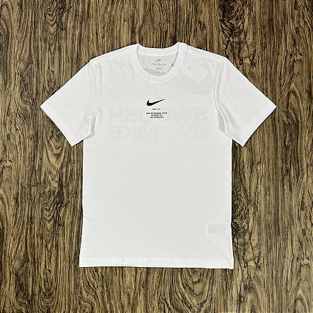 Camiseta Nike Sportswear Big Swoosh Graphic Branca Top Store