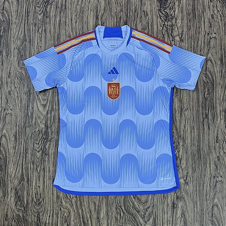 Camisa Adidas Espanha Unif. II 22/23 Azul