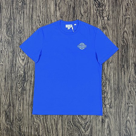 Camiseta Lacoste Worldwide TH4709 Azul
