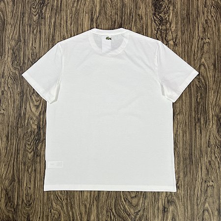 ライヒロ Camiseta Lacoste Worldwide TH4709 Branca - Top Store