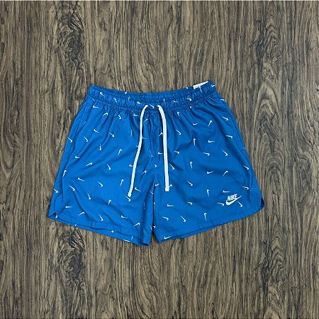 Short Nike Sportswear Woven Swoosh Azul