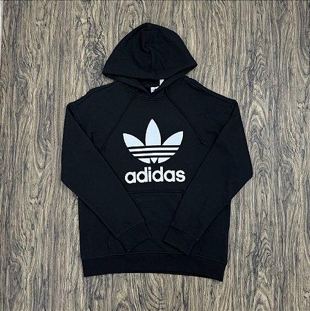 Moletom Adidas Trefoil Preto