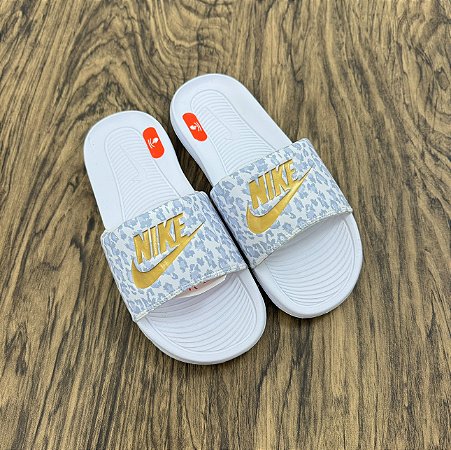 Chinelo Nike Victori Camo Branco