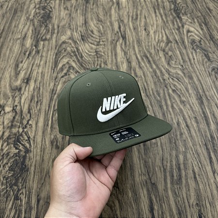 Boné Nike Aba Reta Verde Escuro