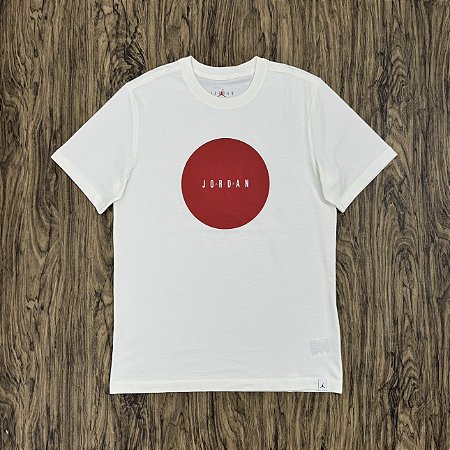 Camiseta Nike Air Jordan Wordmark Creme