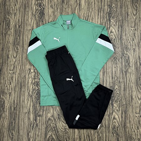 Agasalho Puma Drycell Verde/Preto