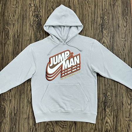 Moletom Nike Jordan Jumpman World Champs Cinza - Top Store