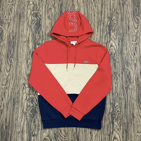 Moletom Lacoste SH6900 Colorblock Fleece