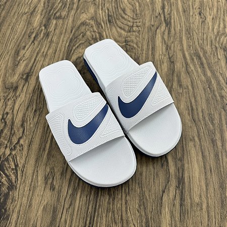 Chinelo Nike Air Max Cirro Cinza com Azul