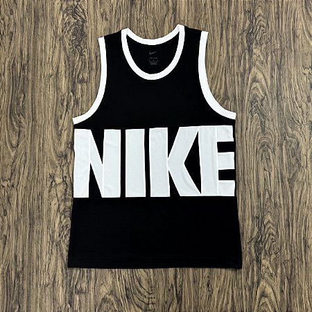 Regata Nike Basketball Preto/Branco