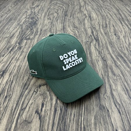 Boné Lacoste Beisebol RK0341 Verde