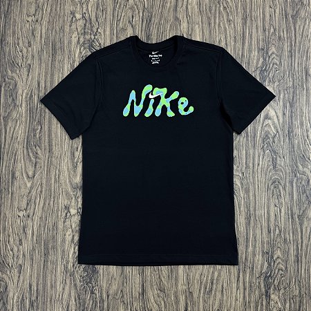 Camiseta Nike Dri-Fit Tee Dye Preta