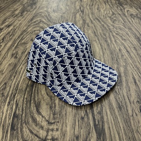 Boné Lacoste Monograma Azul