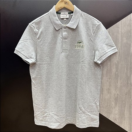 Polo Lacoste Regular Fit PH1136 Cinza