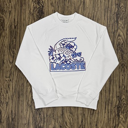 Moletom Lacoste Summer Branca TH7581