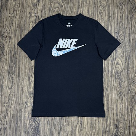 Camiseta Nike Sportswear Splash Preta