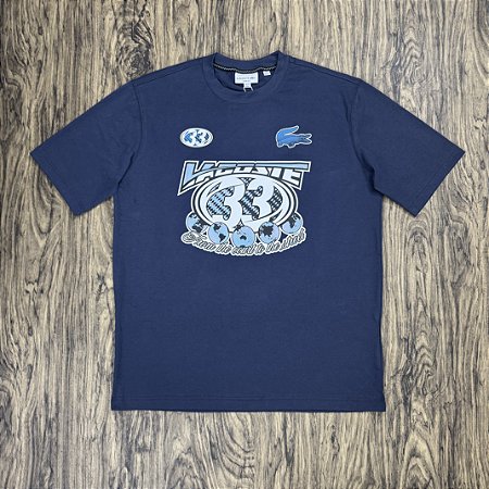 Camiseta Lacoste 33 Azul Marinho